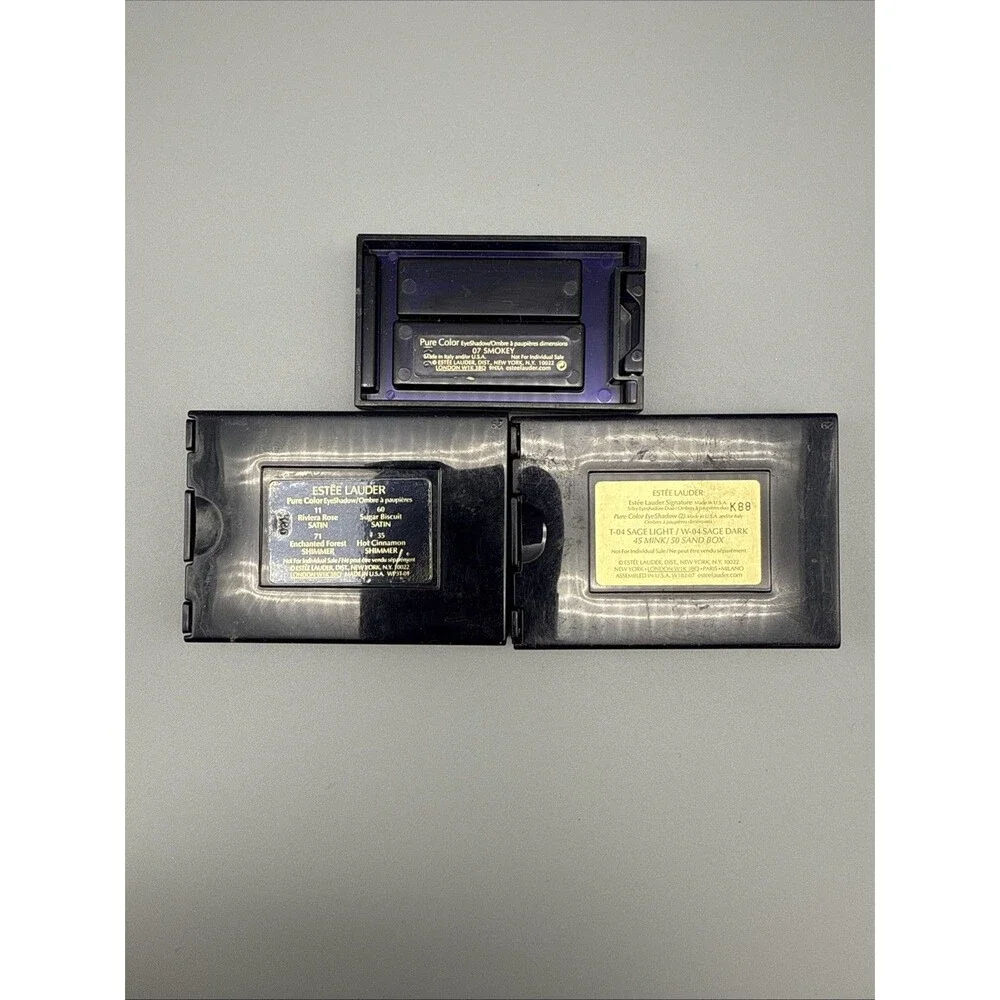 Estee Lauder Pure Color Eyeshadow Palette Lot Vintage Discontinued Shades Smokey